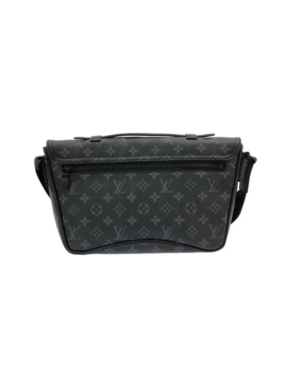Louis Vuitton Monogram Eclipse Montsouris Messenger Shoulder Bag
